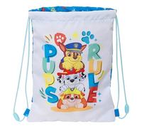 safta M855-612356855 Zaino Sacco Piatto Junior, Blu, Estándar Unisex-Bambini e Ragazzi