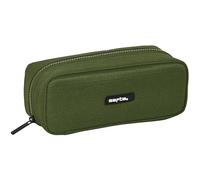 Safta M932, Dark Forest Soffietto, Astuccio, Ideale età Scolastica, Comodo e Versatile, qualità e Resistenza, 21 x 8 x 8 cm, Colore: Verde Cachi/Nero Unisex-Bambini e Ragazzi, Estándar