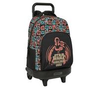 Safta Compact Extraible Mandalorian & Grogu 33l 33x22x45 Cm Wheeled Backpack Nero Bambini