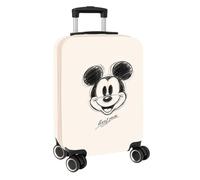 Safta Mickey Mouse Baby 40.1l 34.5x20x55 Cm Trolley Bag Beige Bambini