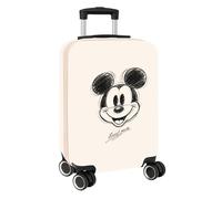 safta MICKEY MOUSE BABY - Trolley da cabina 20 pollici, valigia con ruote, lucchetto di sicurezza, valigia leggera, 34,5 x 20 x 55 cm, Blu chiaro, M, Casual