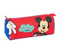 safta MICKEY MOUSE GOOD DAY - Astuccio con cerniera e scomparto, astuccio per bambini, ideale per bambini in età scolastica, comodo e versatile, qualità e resistenza, 21 x 7 x 8 cm, blu, M, Casual