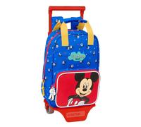 Safta MICKEY MOUSE GOOD DAY - School Backpack 765 with Trolley 805, Ideal for Ch