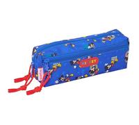 safta MICKEY MOUSE TODAY - Astuccio triplo piccolo, astuccio per bambini, ideale per bambini in età scolastica, comodo e versatile, qualità e resistenza, 22 x 6 x 8,5 cm