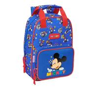 safta MICKEY MOUSE TODAY - Zaino per bambini, adattabile con manici, tessuto riciclabile, ideale per bambini di diverse età, comodo e versatile, qualità e resistenza, 20 x 8 x 28 cm