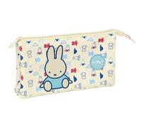 safta MIFFY BUDDY - Astuccio per bambini, per bambini, ideale per bambini in età scolastica, comodo e versatile, qualità e resistenza, 22 x 3 x 12 cm, Beige pastello, M, Casual