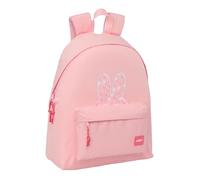 safta MIFFY FLORES - Day Pack per bambini, zaino per bambini, qualità e massima resistenza, comodo e versatile, 33 x 15 x 42 cm, rosa pallido, M, Casual