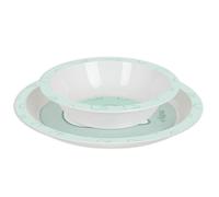 Miffy Menta - Set di piatti e posate, confezione da 26 x 9 x 26 cm, colore: menta, Menta, Estándar, Casual