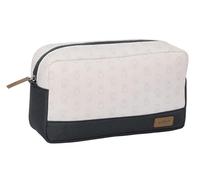 Safta MIFFY MUM MOON - Beauty case con materiale riciclato, idrorepellente, pratico e confortevole, resistente e versatile, 28 x 9 x 16 cm, colore: Beige/blu, Beige/blu, Estándar, Casual