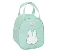 Safta Borsa termica Miffy - Beauty case per bambini 5-14 anni, menta, 19 x 14 x 22 cm