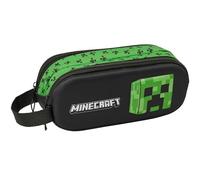 safta MINECRAFT 3D - Astuccio doppio 3D, astuccio per bambini, ideale per bambini in età scolastica, comodo e versatile, qualità e resistenza, 21 x 6 x 8 cm, multicolore, M, Casual