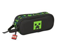Safta Minecraft TNT - Astuccio doppio bambino, astuccio per bambini, ideale per bambini in età scolastica, comodo e versatile, qualità e resistenza, 21 x 6 x 8 cm, multicolore, M, Casual