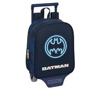 Safta Batman Legendary 6l 22x27x10 Cm Wheeled Backpack Blu Bambini
