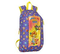 SAFTA, Mini zaino con cerniera verticale Superthings Guardians Of Kazoom 22 x 39 x 10 cm Unisex-Bambini e ragazzi, multicolore, Estándar