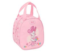 Safta MINNIE MOUSE BABY - Borsa porta merenda, portatile, qualità e massima resistenza, porta cibo, ricreativo, 19 x 14 x 22 cm, rosa chiaro, M, Casual