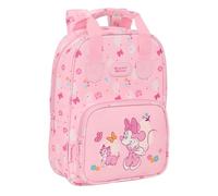 safta MINNIE MOUSE BABY - Zaino per bambini, adattabile con manici, tessuto riciclabile, ideale per bambini di diverse età, confortevole e versatile, qualità e resistenza, 20 x 8 x 28 cm, rosa chiaro