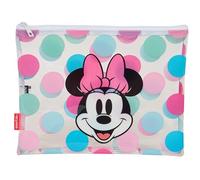 MINNIE MOUSE BEACH - Borsa da donna, Summer Bag, comoda e versatile, qualità e resistenza, 30 x 23 cm, Multicolore/trasparente, M, Casual