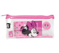 MINNIE MOUSE MINTY - Astuccio per bambini, ideale per bambini in età scolastica, comodo e versatile, qualità e resistenza, 22,5 x 10,5 cm