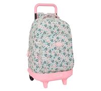 safta MINNIE MOUSE MINTY - Zaino scuola grande con ruote, zaino ideale per bambini di diverse età, comodo e versatile, qualità e resistenza, 32 x 14 x 46 cm