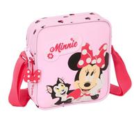 safta MINNIE MOUSE NAIVE - Borsa a tracolla piccola, borsa per bambini, ideale per bambini dai 5 ai 14 anni, comoda e versatile, qualità e resistenza, 16 x 4 x 18 cm, rosa chiaro, M, Casual