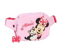 Safta MINNIE MOUSE NAIVE - Marsupio per bambini, ideale per giovani e bambini di diverse età, comodo e versatile, qualità e resistenza, 14 x 4 x 11 cm, rosa chiaro, M, Casual