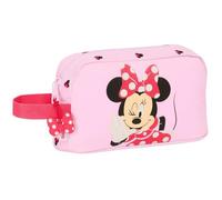 safta MINNIE MOUSE NAIVE - Porta Colazione Termica, Termo, Portatodo, Qualità e Massima Resistenza, Porta Cibo, Ricreo, 21,5 x 6,5 x 12 cm, rosa chiaro, M, Casual