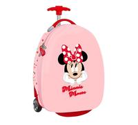 safta MINNIE MOUSE NAIVE - Trolley da cabina 16 pollici, valigia con ruote, lucchetto di sicurezza, valigia leggera, 28 x 23 x 43 cm, rosa chiaro, M, Casual