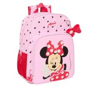 safta MINNIE MOUSE NAIVE - Zaino scuola bambino, zaino bambino, zaino per bambini, adattabile al carrello, ideale per bambini in età scolastica, comodo e versatile, qualità e resistenza, 33 x 14 x 42