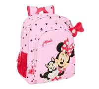 safta MINNIE MOUSE NAIVE - Zaino scuola bambino, zaino per bambini, adattabile a carrozzina, ideale per bambini in età scolastica, comodo e versatile, qualità e resistenza, 32 x 12 x 38 cm, rosa