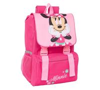 Safta Zaino per bambini Minnie Mouse estensibile, facile da pulire 17,5 l Rosa 28,5x15x41 cm