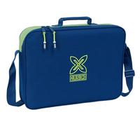 Safta Monaco NorTH - Portafogli Extrascolastiche, Valigetta portatodo, Tracolla comoda e versatile, qualità e resistenza, 38 x 6 x 28 cm, Blu navy, M, Casual