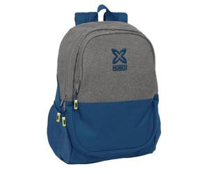 safta Monaco Stress - Zaino scuola per bambini, ideale per bambini di diverse età, comodo e versatile, qualità e resistenza, 32 x 16 x 44 cm, grigio/blu, M, Casual