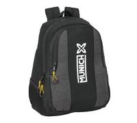 safta Monaco Topo, zaino scuola per bambini, ideale per bambini di diverse età, comodo e versatile, qualità e resistenza, 32 x 16 x 44 cm, Nero, M, Casual