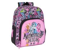 Safta MONSTER HIGH DRAMA - Zaino per bambini, ideale per bambini di diverse età, comodo e versatile, qualità e resistenza, 28 x 10 x 34 cm, multicolore, M, Casual