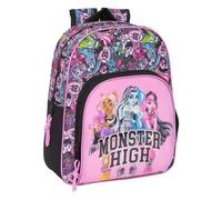 Safta MONSTER HIGH DRAMA - Zaino per bambini, ideale per bambini di diverse età, comodo e versatile, qualità e resistenza, 28 x 10 x 34 cm, multicolore, M, Casual