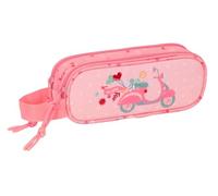 Safta MOOS PASSION - Astuccio per bambini, in tessuto riciclabile, ideale per bambini in età scolastica, comodo e versatile, qualità e resistenza, 21 x 6 x 8 cm, multicolore, M, Casual