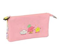 safta Mr. WONDERFUL COMIC - Astuccio triplo, astuccio per bambini, ideale per bambini in età scolastica, comodo e versatile, qualità e resistenza, 22 x 3 x 12 cm