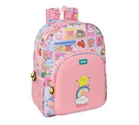 Mr. WONDERFUL COMIC - Zaino per bambini, zaino per bambini, adattabile a carrozzina, ideale per bambini in età scolastica, comodo e versatile, qualità e resistenza, 33 x 14 x 42 cm