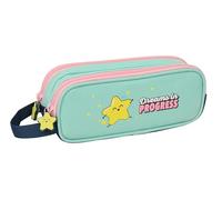 safta Mr. WONDERFUL Star - Astuccio doppio per bambini, ideale per scuola e ragazzi, comodo e versatile, qualità e resistenza, 21 x 6 x 8 cm