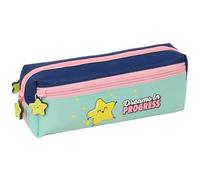 Mr. WONDERFUL Star - Astuccio triplo piccolo, astuccio per bambini, ideale per bambini in età scolastica, comodo e versatile, qualità e resistenza, 22 x 6 x 8,5 cm