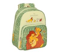 Safta Mufasa - Zaino scuola per bambini, ideale per bambini di diverse età, comodo e versatile, qualità e resistenza, 27 x 10 x 33 cm, colore: verde/beige, Verde/Beige, Estándar, Casual