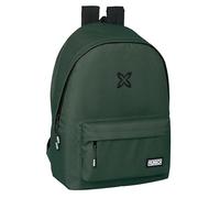 Safta Munich Basic - Zaino per laptop da 15,6" e USB, ideale per giovani di diverse età, tessuto riciclato, comodo e versatile, qualità e resistenza, 31 x 18 x 44 cm, colore verde, Verde, Estándar,
