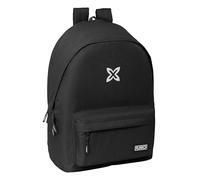 safta Munich Basic - Zaino per laptop da 15,6" e USB, ideale per giovani di diverse età, tessuto riciclato, comodo e versatile, qualità e resistenza, 31 x 18 x 44 cm, colore: nero, Nero, Estándar,