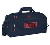 Safta MUNICH - Borsa sportiva, ideale per bambini di diverse età, comoda e versatile, qualità e resistenza, 50 x 25 x 25 cm, colore: blu navy, Blu navy, Estándar, Casual