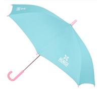 safta MUNICH HEAVEN - Ombrello manuale, 8 pannelli, aste metalliche, comodo e versatile, qualità e resistenza, 48 cm, materiale poliestere, colore celeste, azzurro, Estándar, Casual