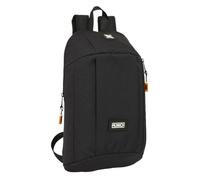 safta MUNICH LAGOON - Mini zaino per uso quotidiano, ideale per bambini di diverse età, comodo e versatile, qualità e resistenza, 22 x 10 x 39 cm, Nero, M, Casual