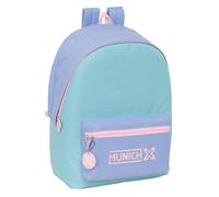safta MUNICH MELLOW 15.6 Inch Laptop and USB Backpack, Ideal for Young People of