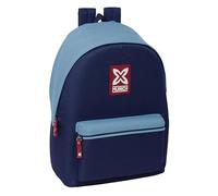 Safta Munich ROYAL - Zaino per laptop da 15,6" e USB, ideale per giovani di diverse età, tessuto riciclato, comodo e versatile, qualità e resistenza, 31 x 18 x 44 cm, colore blu, blu, Estándar, Casual