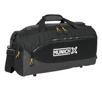 Safta MUNICH TOPO - Borsa sportiva, zaino ideale per bambini di diverse età, comoda e versatile, qualità e resistenza, 50 x 25 x 25 cm, Nero, M, Casual