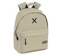 safta MUNICH - Zaino per laptop da 14,1", ideale per giovani di diverse età, comodo e versatile, qualità e resistenza, 31 x 16 x 41 cm, beige talpa, Beige tortora, Estándar, Casual